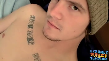 Hung Straight Thug Jerks Off His Big Hard Dick And Cums Solo