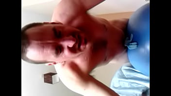 Fucking My Blue Exercise Ball Again