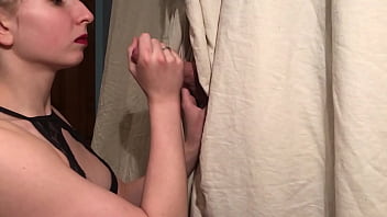 Glory Hole Blowjob And Fuck