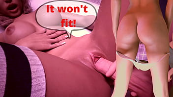 _don_t Put It Inside_ She Didn_t Believe It. That A 23 Cm Big Dick Fits In Her Ultra-tight Pussy.