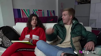 Geography Lesson Ends Up With Hot Teenage Sex Between Chiki And Her Young Friend