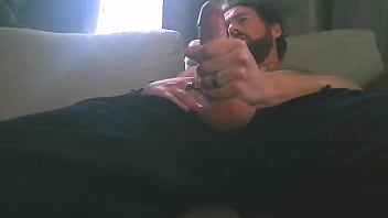 Dirty Talking Guy Getting Off On Video Call