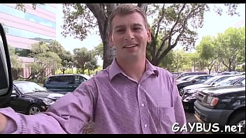 Lusty Transaction With Youthful Gay - anal, sex, blowjob, assfucking, bus, gay, muscle, hunk, straight-guy - Video 1796690