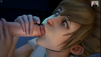 Girl Cums From Orgasm When Guy Masturbates Her Pussy And Blowjob With Cum Swallowing - 3d Porn - Cartoon Sex