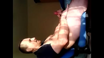Sitting Down Wanking And Cumming On My Chest