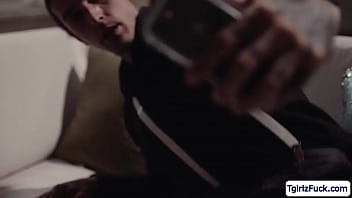 Big Tits Tgirl Jade Venus Deepthroats And Ass Gets Bareback