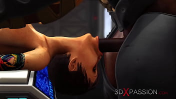 Sci-fi Hardcore And A Sexy Cuffed Hottie In The Lab