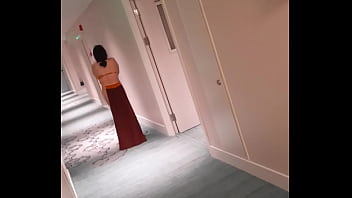 Beijing Dom: Chinese Slave Walking In Hotel