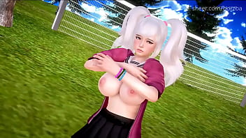 Big-tittied Teen Turns Into A Horny Slut After Cumming And Making A Mess On Her Vibrator [mythic Manor - Fanora 2]