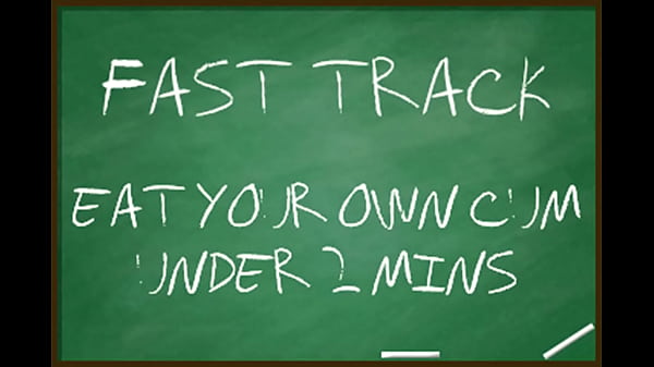 Eat Your Own Cum Really Fast By Goddess Lana