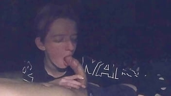 Redhead Hottie Sucks Daddy' Cock And Jacks Him To Completion