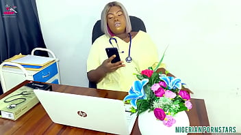 Lazy Nurse Enjoy Nigerian Big Black Dick