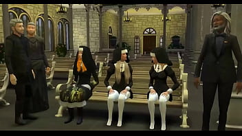 Religion Perversa De Padres Católicos Engañan Y Se Follan A Las Nuevas Inocentes Enseñandoles Las Consecuencias Del Pecado En El Templo 3d Porn Hentai