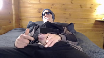 Foreskin Play With Big Uncut Cock And Wanking With Close Up Of Oozing Cum Shot