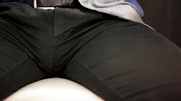 Cam Under The Table In The Office His Cock Bulge...
