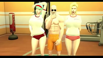 Dragon Ball Porn Epi 28 Maestro Roshi Pervertido Se Entrena A Bulma Y A Numero 18 Hermosas Esposas Calientes Hentai