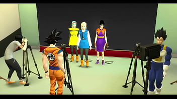Dragon Ball Porn Epi 29 Sesión De Fotos Eróticas Cosplay A Las Esposas Calientes De Dragon Ball Bulma, Nro 18 Y Milk ( Chichi ) Anime Hentai
