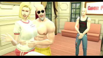 Dragon Ball Porn Epi 30 Numero 18 Androide Entrenada Sexualmente Por El Maestro Roshi Pervertido Al Frente De Su Marido Cornudo