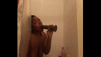 In Shower Playing With My New Toy