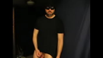 Jerking Off In A Cockstrap And Cumshot