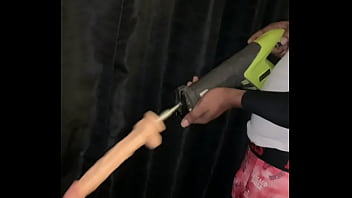 Sawzall Dildo Fucked Her Hard Til She Squirt. Subscribe For Full Video