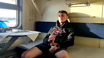 Hoodie _ Shorts - Jerking Off In A Train Cabin While Alone