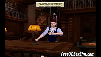 Hot 3d Redhead Babe Fucking A Jock With A Strap On