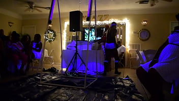 Male Stripper Glows In The Dark For Milfs