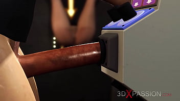 Masturbation Station. A Sexy Young Hottie Gets Fucked Outdoor By A Nerdy Boy