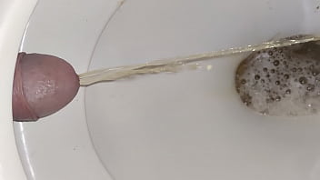 Pissing While My Cock Is Between The Seat