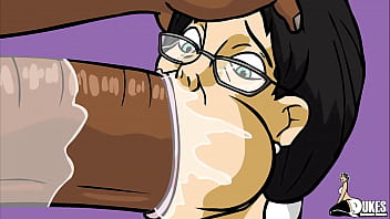 I Got This Big Tit Nerdy Chick To Suck My Fat Dick