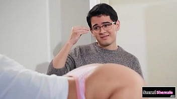 Busty Tgirl Aspen Brooks Fucks A Blonde - glory-hole, bathroom-sex, shemale-sex, tranny-sex, shemale-masturbation, shemale-big-tits, shemale-b - Video 1768138