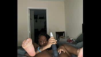 Ebony Vs Vibrator