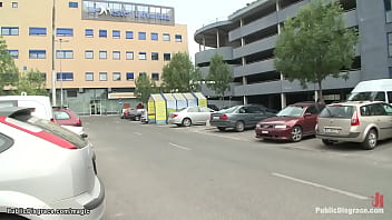 Naked Euro Babe Fucked In Public