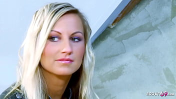 Tiny Blonde Girl Seduce To Fuck By Old Guy At Job Interview