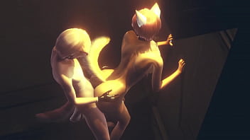 Furry Yaoi - Fox Gives Boy A Handjob Then Fucks Him Against The Wall In An Alley - Anime Manga Asian Japanese Game Porn Gay