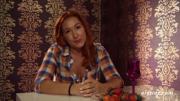 Sexy Lena Plays With A Dildo