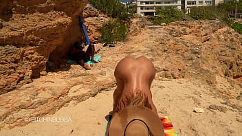 Giving A Stranger A Nice View While I Do My Nude Yoga