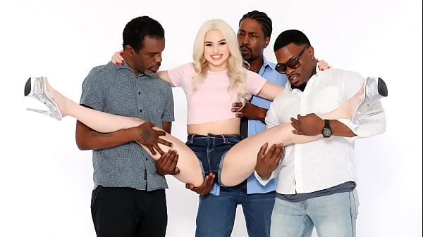 Petite Blondie Gets Passed Around By Three Bbcs - Aria Banks