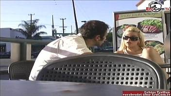 Blonde Babe With Big Tits Pick Up At The Street For A Fuck