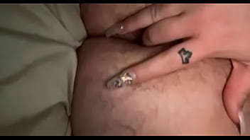 Young Fem Hairy Boy Fingers Himself