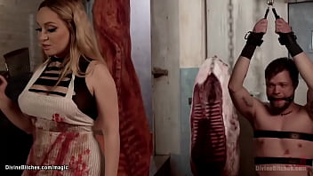 Milf Butcher Pegging Delivery Man