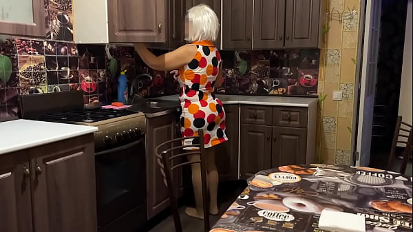 Put The Milf On The Table And Fucked In The Ass