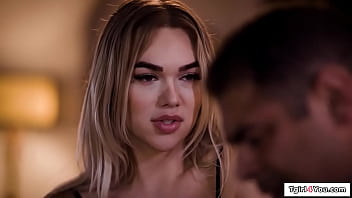 Blonde Trans Emma Rose Barebacks Stepdad