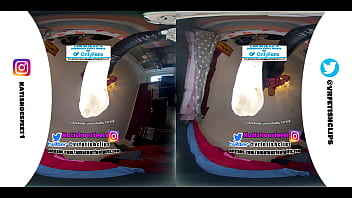 [vr180 - 3d] Trailer Giantess Girl Shows Her Stinky Socks And Sweaty Adidas Shoes