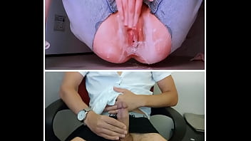 Azgın Hatun Götünü Kremleyip Oynarken Bende Penisimle Oynuyorum