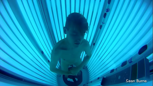 Sexy Jock At The Tanning Booth