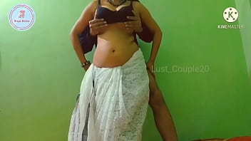 Busty Indian Wife Seducing In White Saree. Riding Desperately To Satisfy Her Partner! ~ Divya Divine