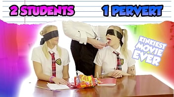 2 Lesbians Sharing 1 Dick - Threesome Blindfolded Double Blowjob - Trailer#02 Mimi Cica _ Lulu Love