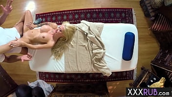 Stressed Blonde Helly Hellfire Swallowed Cock After Amazing Body Massage